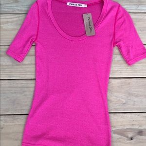 Micheal stars knit sweater T-shirt top